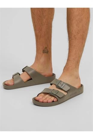 Jack & Jones JFWCROXTON Haki Yeşil Terlik 12204004