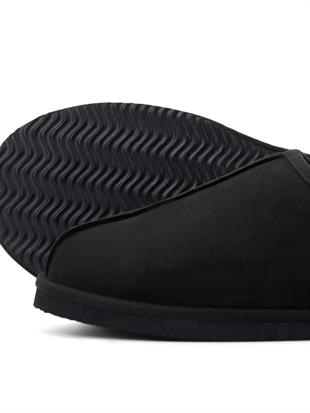 Jack & Jones JFWDUDELY İçi Kürklü Ev Terliği Siyah 12187557
