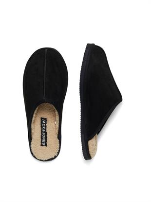 Jack & Jones JFWDUDELY İçi Kürklü Ev Terliği Siyah 12187557