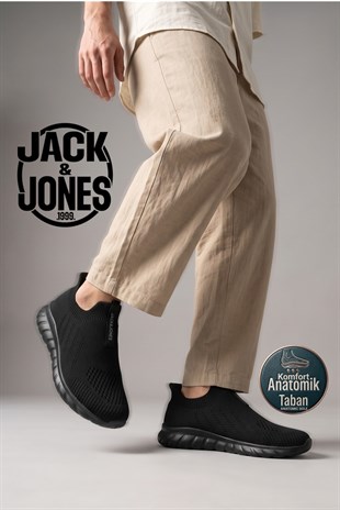 Jack & Jones JFWJESMOND Erkek Full Siyah Sneaker Aqua Spor Ayakkabı 12289351