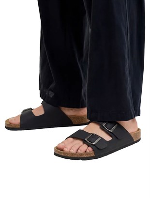 Jack & Jones Jfwmalmo Süet Erkek Antrasit Terlik 12289356