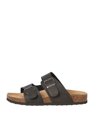 Jack & Jones Jfwmalmo Süet Erkek Koyu Kahverengi Terlik 12289356