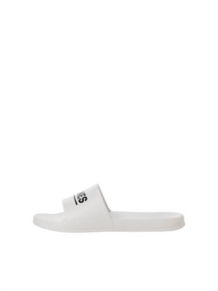 Jack & Jones JFWOLLIE SLIDER Erkek Günlük Plaj Terlik 12236477 Beyaz