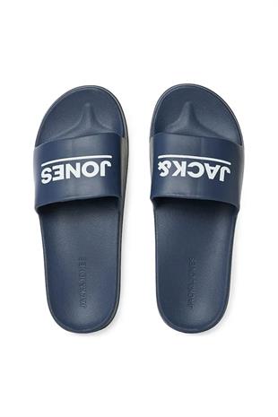 Jack & Jones JFWOLLIE SLIDER Erkek Günlük Plaj Terlik 12236477 Lacivert