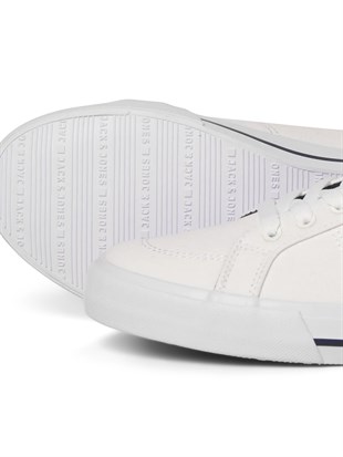 Jack & Jones JFWTIM CANVAS SNEAKER Erkek Beyaz Spor Ayakkabı 12289395