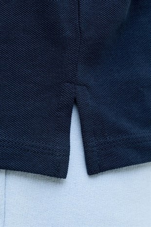 Jack & Jones Jjalliance Polo Yakalı Logolu Lacivert Tshirt 12288108
