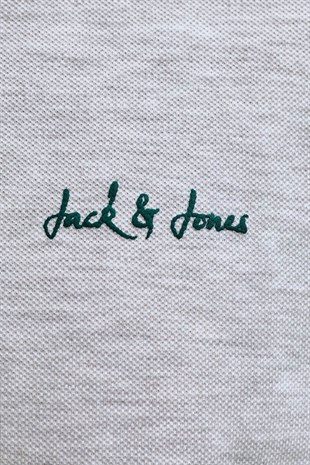 Jack & Jones Jjblaze Polo Yakalı Gri Tshirt 12288376