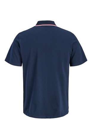 Jack & Jones Jjblaze Polo Yakalı Lacivert Tshirt 12288376
