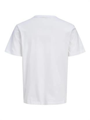 Jack & Jones JJCOLLEGE Logolu Erkek Beyaz Tişört 12288105