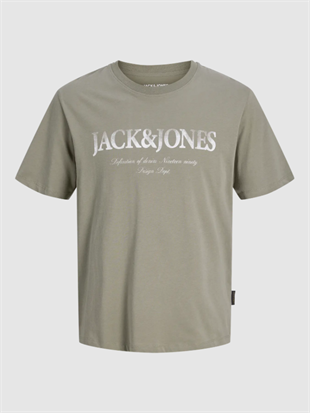 Jack & Jones JJDEVIN DAYTONA Logolu Erkek Yeşil Tişört 12290173