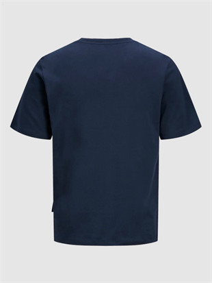 Jack & Jones JJDEVIN DAYTONA Logolu Erkek Lacivert Tişört 12290173