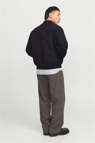Jack & Jones JJECHARGE BOMBER JACKET NOOS Erkek Mont Siyah 12268608