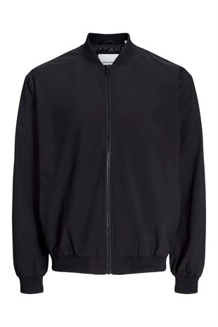 Jack & Jones JJECHARGE BOMBER JACKET NOOS Erkek Mont Siyah 12268608