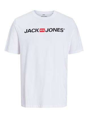 Jack & Jones JJECORP Old Logo Bisiklet Yaka Beyaz Erkek Tişört 12137126 v1