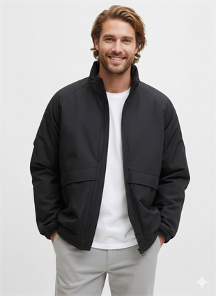 Jack & Jones JJEDIEGO TRANSITIONAL JACKET NOOS Erkek Mont Siyah 12278759