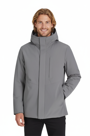 Jack & Jones JJEKEEN JACKET Erkek Mont Gri 12278781
