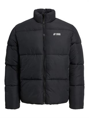 Jack & Jones JJMAX PUFFER JACKET Erkek Şişme Mont Siyah 12238745 v1
