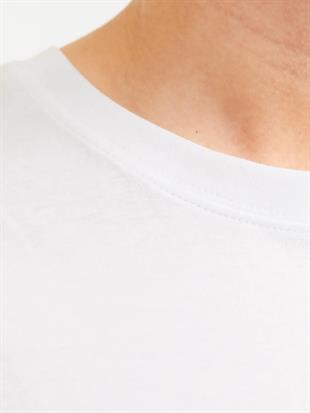 Jack & Jones JORANATOMY SKULL Logolu Beyaz Erkek Tişört 12272966