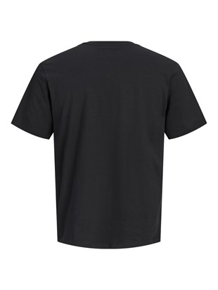 Jack & Jones JPRBLANEO SS TEE FST Logolu Erkek Siyah Tişört 12298018