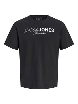 Jack & Jones JPRBLANEO SS TEE FST Logolu Erkek Siyah Tişört 12298018