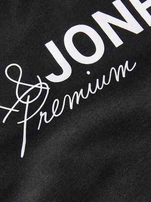Jack & Jones JPRBLANEO SS TEE FST Logolu Erkek Siyah Tişört 12298018