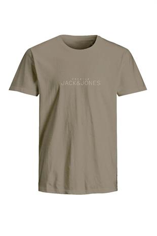 Jack & Jones JPRBLAVANCE J&J Logolu Erkek Kırık Bej Tişört 12282251