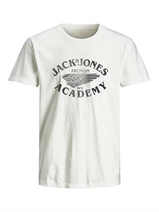 Jack & Jones JPRBLUFREDDY Bisiklet Yaka Beyaz Erkek Tişört 12276650