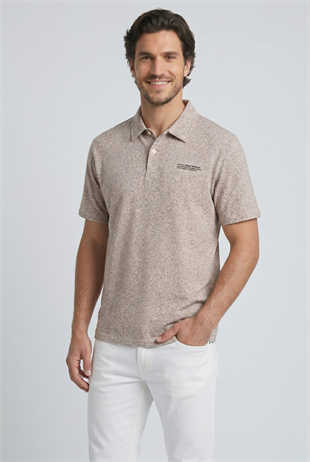 Jack & Jones JPRLEWIS Logolu Gül Kurusu Erkek Polo Yaka Tişört 12286349