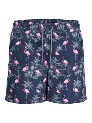 Jack & Jones JPSTFIJI AOP Erkek Lacivert Deniz Şortu 12253230