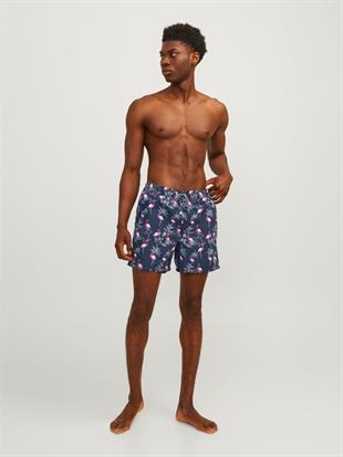Jack & Jones JPSTFIJI AOP Erkek Lacivert Deniz Şortu 12253230