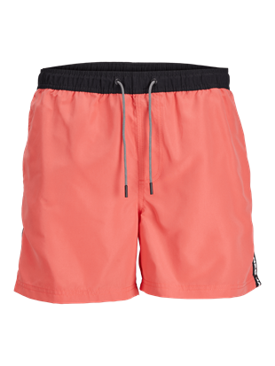 Jack & Jones JPSTFIJI JJSWIM Erkek Hot Coral Deniz Şortu 12253129
