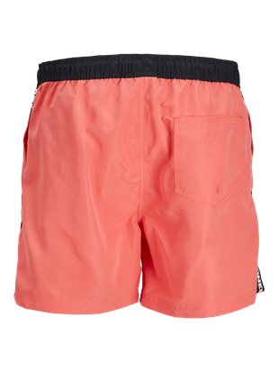 Jack & Jones JPSTFIJI JJSWIM Erkek Hot Coral Deniz Şortu 12253129