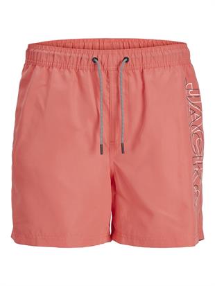 Jack & Jones JPSTFIJI LOGO Erkek Hot Coral Deniz Şortu 12253118