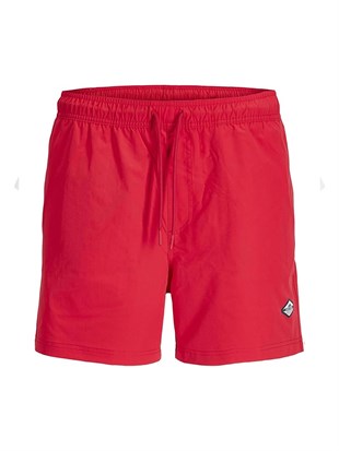 Jack & Jones Jpstmaui Tropic Erkek Kırmızı Deniz Şortu 12291385
