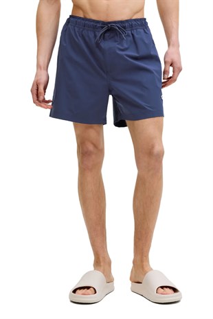 Jack & Jones Jpstmaui Tropic Erkek Lacivert Deniz Şortu 12291385