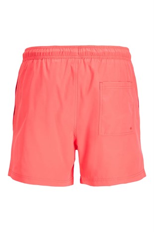Jack & Jones Jpstmaui Tropic Erkek Hot Coral Deniz Şortu 12291385