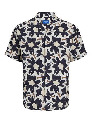 Jack & Jones LUKE FLOWER Erkek Hawaii Gömlek Sky Captain 12271597