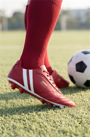 Jump 13256 Fg Kırmızı Futbol Krampon Ayakkabı
