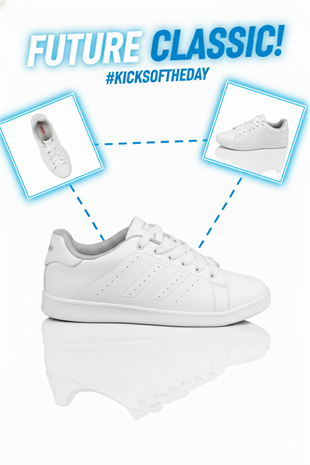 Jump 15306-15307 Beyaz Kadın Sneaker Günlük Spor Ayakkabı