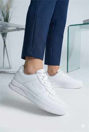 Jump 22233 21516 White Unisex Sneaker Spor Ayakkabı