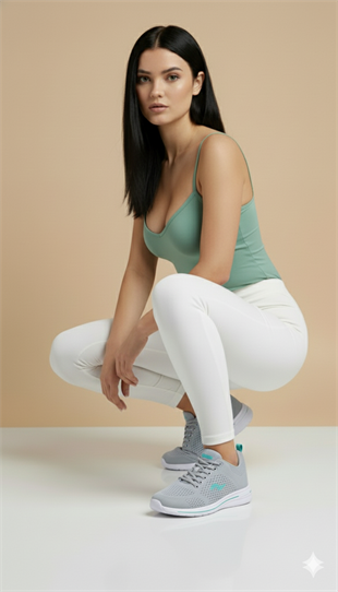 Jump 24937 Grey Mint Kadın Spor Ayakkabı