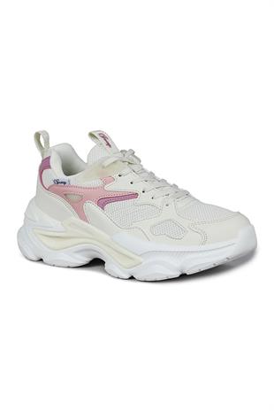 Jump 29891 Bej Kadın Sneaker Ayakkabı