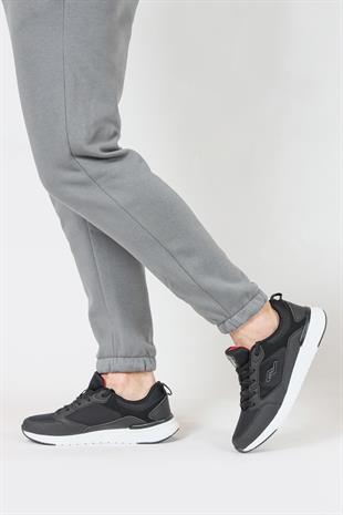 Jump 32427 Siyah Beyaz Erkek Spor Ayakkabı
