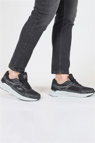 Jump 32438 Siyah Beyaz Erkek Spor Ayakkabı