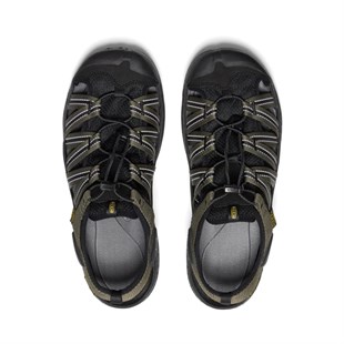 Keen Drift Creek H2 Haki Erkek Outdoor Tracking Sandalet Ayakkabı 1026123 Dark Olive Black