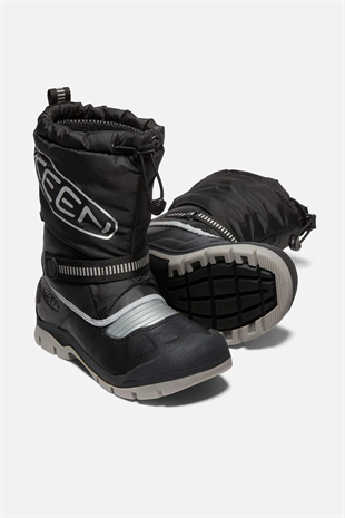 Keen Snow Troll Wp Kadın Unisex Çocuk Su Geçirmez Bot Kar Çizmesi Siyah 1026753