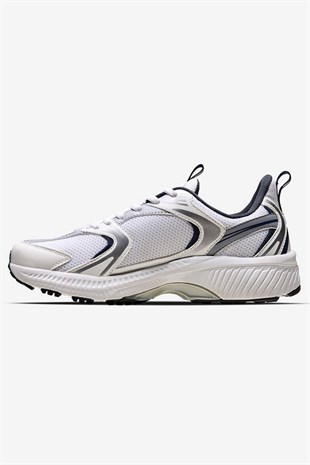 Lescon Orion 2 Beyaz Lacivert Unisex Koşu Spor Ayakkabı