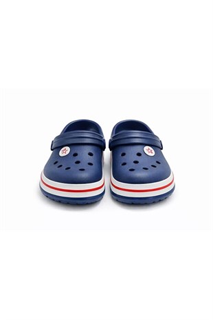 Look Life Unisex Lacivert Cross Sabo Eva Günlük Kapalı Terlik 214