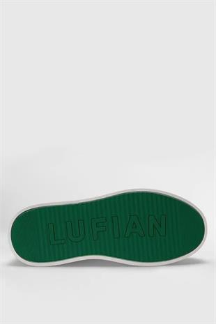 Lufian Adel Yeşil Hakiki Deri Kadın Sneaker Ayakkabı 121230052