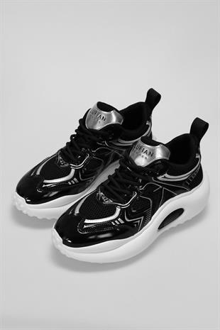 Lufian Alfred Siyah Erkek Sneaker Ayakkabı 112230201